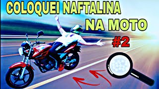 NAFTALINA na gasolina aumentando a potencia do motor [upl. by Enyale]