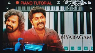 Nyabagam Song Piano Tutorial [upl. by Oisorbma322]