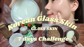 7 Days Glass Skin Challenge Get glowing skin  Glow Forever ✨️ [upl. by Burrow]