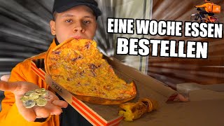 Eine Woche lang nur ESSEN BESTELLEN🤤🚴🏼  SELBSTEXPERIMENT⭐SEHR TEUER💰 [upl. by Cirderf]