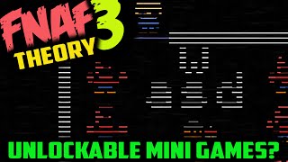 FNAF 3 Night 7 MINI GAME UNLOCKABLES  STORY TELLING THEORY  Five Nights at Freddys 3 Mini Games [upl. by Atews]