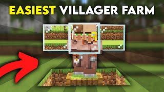 Simple 118 Villager Breeder Tutorial in Minecraft Bedrock MCPEXboxPS4Nintendo SwitchWindows10 [upl. by Johnna952]