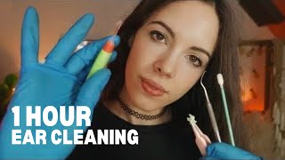 ASMR  1 Hour Of Intense Ear Cleaning 👂asmr for workstudying [upl. by Carolynn]