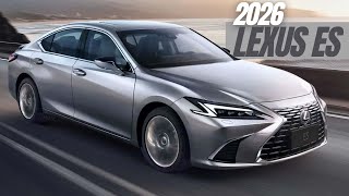 2026 Lexus ES Facelift Debuts Subtle New Styling and Upgraded Interior Tech [upl. by Jutta]