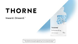 Zinc Bisglycinate Supplements  Thorne [upl. by Llereg]