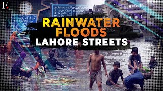 Lahore Streets Filled with Flood Waters after Record Rainfall  FPNews [upl. by Nelak]