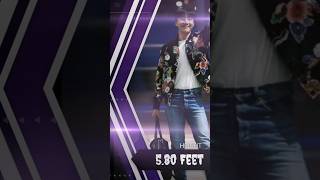 bts members height  jungkook  rm ytshorts [upl. by Nihcas]