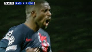 Ousmane Dembele Goal vs Barcelona  PSG vs Barcelona [upl. by Rihat]