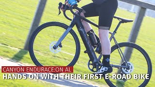 First Impressions of Canyon EnduraceOn AL  Their first eroad bike [upl. by Dehsar]