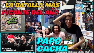 🔴COLOMBIANOS REACCIONAN a PAPO vs CACHA  ¡LA BATALLA MÁS PICANTE DEL AÑO FMS EXHIBICIÓN 2023 [upl. by Nhguav]