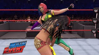 WWE 2K22 MAIN EVENT QUEEN ZELINA WCARMELLA VS ASUKA [upl. by Flannery166]