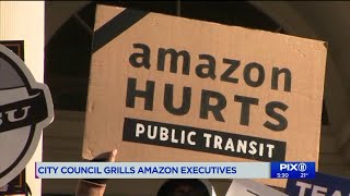 City Council grills Amazon Executives [upl. by Carie]