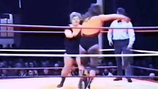 Rusty Blair Vs Hellcat Haggerty  RARE MATCH  Classic British Womens Wrestling  Restored 1080p [upl. by Lais]