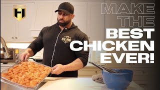 MUSCLE BUILDING MEALS  HOW TO MAKE THE BEST CHICKEN EVER [upl. by Kelvin]