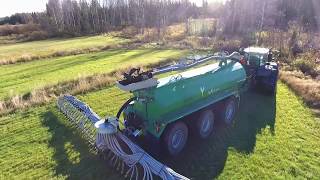 Agronic 20m³ HXA Slurry Tanker Liquid Manure Tanker equipped with 15m Trailing Shoe Injector [upl. by Omiseno]