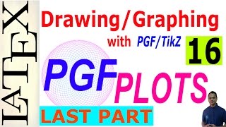 Basic and Advanced DrawingGraphing in LaTeX Using PGFTikZ PGFPLOTS Last part [upl. by Naig]