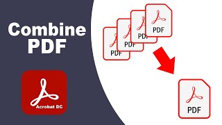 How to combine multiple pdf file into one using Adobe Acrobat Pro DC [upl. by Mixam]