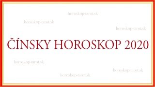 Čínsky Horoskop 2020 [upl. by Sorgalim355]