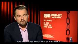 Leonardo DiCaprio Chinese Django Uncahined Interview 2013 [upl. by Ssidnak]