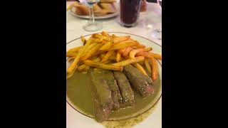 RELAIS DE L ENTRECOTE UN RESTAURANTE DE LUJO paris entrecote parati shorts viralvideo carne [upl. by Monafo]