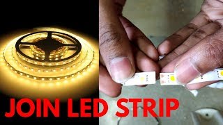 How to join LED strips without connector [upl. by Xylia]