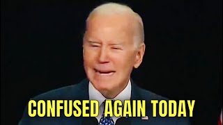 Joe Biden was a MESS again today during his speech 🤦‍♂️ [upl. by Netram785]