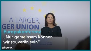 Annalena Baerbock bei der Europakonferenz im Auswärtigen Amt [upl. by Birmingham]