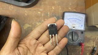 Cara ukur Transistor C5198 BENAR atau RUSAK [upl. by Nancey94]