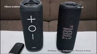 TRIBIT StormBox 2 vs JBL Flip 6 No voiceovers only sound testing tribit jbl bluetooth [upl. by Guillema]