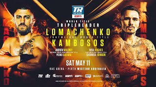 Vasiliy Lomachenko vs George Kambosos  POSTFIGHT PRESS CONFERENCE [upl. by Boser751]