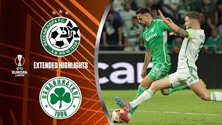 Maccabi Haifa vs Panathinaikos Extended Highlights  UEL Group Stage MD 2  CBS Sports Golazo [upl. by Lara]