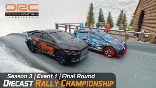 2022 Diecast Rally Car Racing FINAL Round  DRC Season 3 Event 1 [upl. by Gnak999]