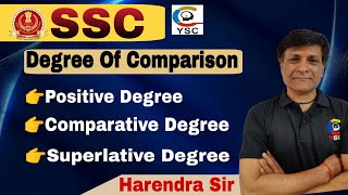 Degrees of Comparison English Grammar Positive Comparative amp Superlative Degree By Harendra Sir [upl. by Yoccm622]