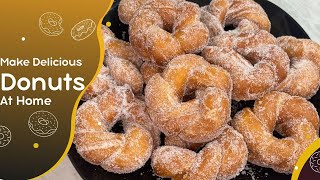 Homemade Twist Donuts  Delicious amp Yummy Kids Favourite Recipe [upl. by Sprague]