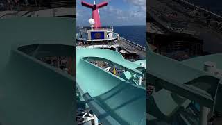 Carnival Liberty Waterslide ASMR carnival carnivalcruise carnivalliberty [upl. by Arlette]