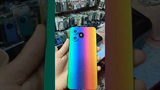 Rainbow 🌈 design skin c53 phone par apply note mobile charger tablet earbuds atmcard etc par custom [upl. by Nemsaj235]