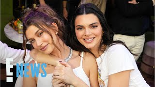 Hailey Bieber and Kendall Jenner Address Feud Rumors  E News [upl. by Hanna348]