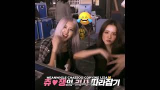 Chaesoo the crackhead duo😭 jisoo rose lisa 100kview subscribe [upl. by Rramal]