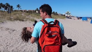 Stung by Portuguese man o war [upl. by Odrude]