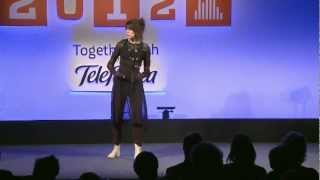 Imogen Heap Performance with Musical Gloves Demo  WIRED 2012  WIRED [upl. by Meer]