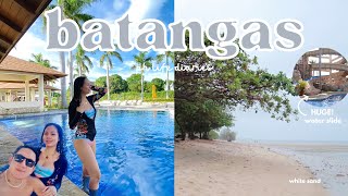 Trip to Batangas White Sand Beach High Pool Slide Water Park ANG SAYA WORTH IT [upl. by Kawasaki]