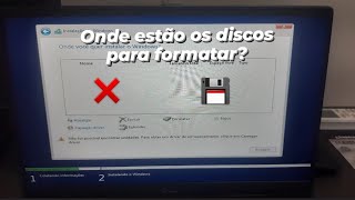 Discos não aparecem na hora de formatar DELL Resolvido [upl. by Tabitha262]