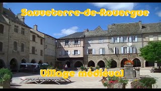 SauveterredeRouergue est une cité médiévale classé plus beaux village de France [upl. by Darrej]