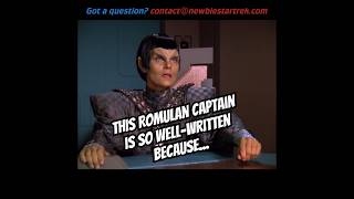 This Romulan Captain is so wellwritten because [upl. by Siravat]