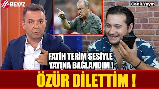 FATİH TERİM SESİYLE CANLI YAYINI BASTIM [upl. by Nyledaj1]