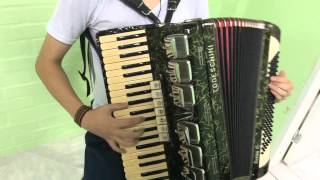 VENDIDA  ACORDEON TODESCHINI Super 6 120 BAIXOS   7000 [upl. by Jillayne494]