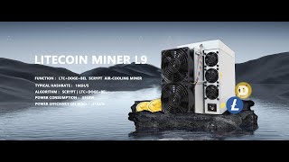 Bitmain Antminer L9 LTC Doge Bell Miner [upl. by Standice]