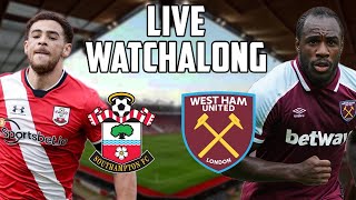 Southampton vs West ham  Live fa cup Watchalong [upl. by Eerhs]