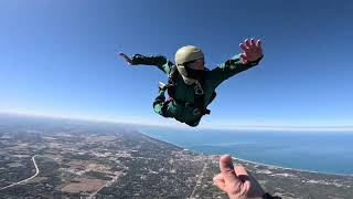 Aaron L4  Skydive Windy City Chicago [upl. by Accalia]