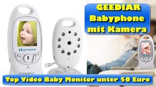 GEEDIAR Babyphone mit Kamera  Günstiges Babyphone mit Kamera unter 50 Euro [upl. by Gruber]